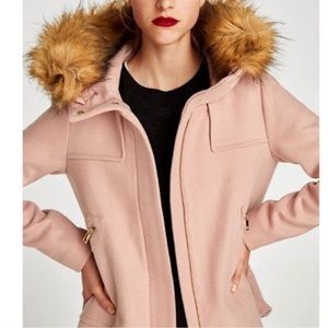 Zara Blush Short Coat